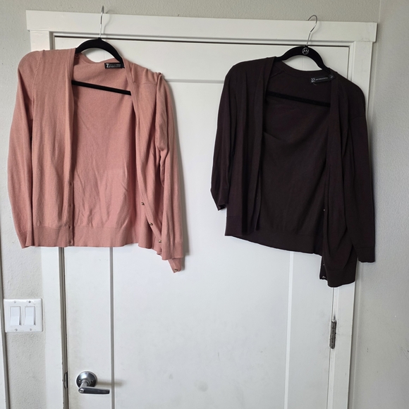 Elegant Women's Cardigan Collection - Peach, Chocolate, Mint, Lime $15 Each - Picture 4 of 5